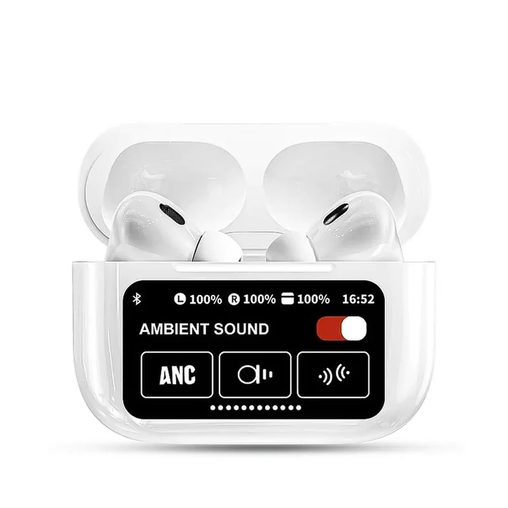 A9 Pro Touch Screen LED Airpods - (IMPORTED VERSION)