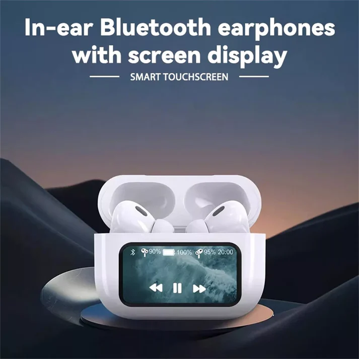 A9 Pro Touch Screen LED Airpods - (IMPORTED VERSION)